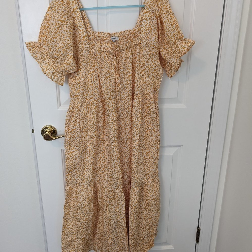 NWOT Madewell Floral Midi Dress Small